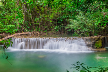 Beautiful water stream of waterfall - 161891171