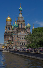 Fototapeta na wymiar St. Petersburg. Church Saviour - on - Blood