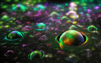 Bubble nebulae