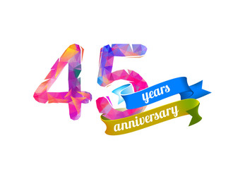 45 (forty five) years anniversary.