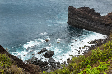 North coast of Sao Miguel Island, Atlantic Ocean.
