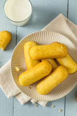 Sweet Yellow Sponge Snack Cake