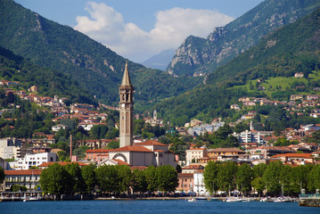Lecco - lago di Como - obrazy, fototapety, plakaty