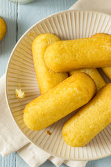 Sweet Yellow Sponge Snack Cake