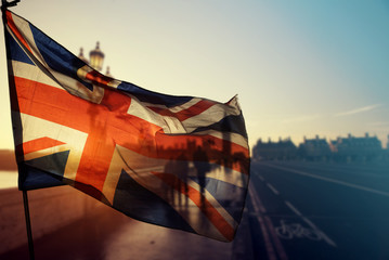 UK flag and Big Ben