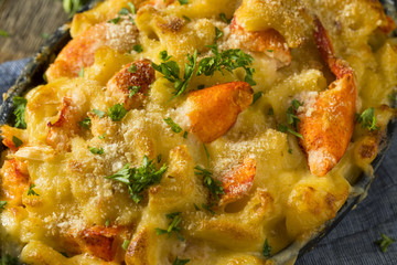 Homemade Lobster Macaroni and Cheese