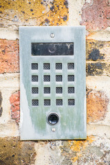 A doorbell with a camera