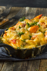 Homemade Lobster Macaroni and Cheese