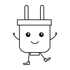 energy plug isolated icon vector illustration design