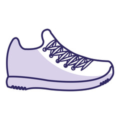tennis shoe isolated icon vector illustration design