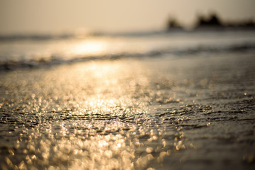 Fototapeta na wymiar Abstract blur background, on the beach