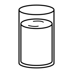 orange juice glass icon vector illustration design