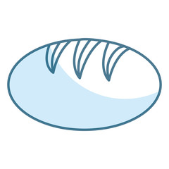 delicious bread isolated icon vector illustration design