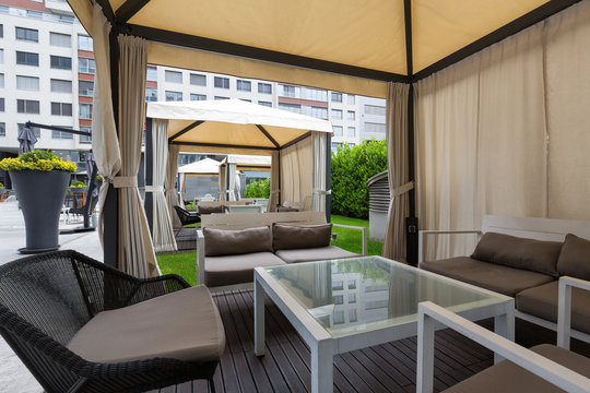 Terrace cafe,open air