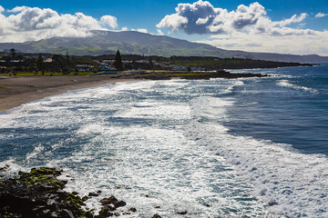 Coast Sao Rogue on Sao Miguel island