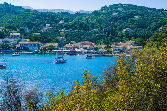 Agios Stefanos, mediterranean atmosphere, Corfu, Greece