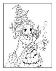 Coloring page The Fairy