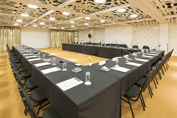 Interior of a modern luxury conference room
