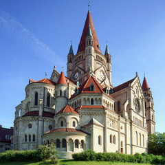 St. Francis of Assisi Church also known as the Kaiser Jubilee Church, Vienna, Austria