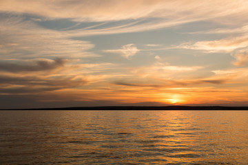 Fototapeta na wymiar Akbük Sunset