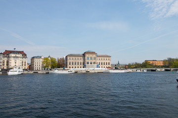 The nationalmuseum in central Stockholm, the capital of Sweden.