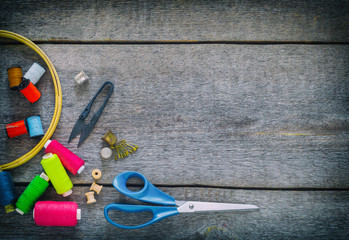 Sewing equipment, tools