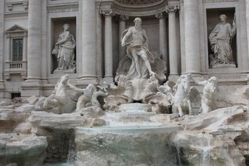 Fototapeta na wymiar Fontana Di Trevi