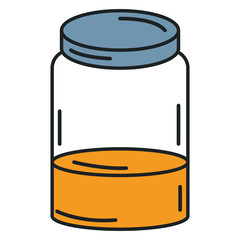 sweet honey isolated icon vector illustration design