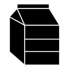 milk box isolated icon vector illustration design