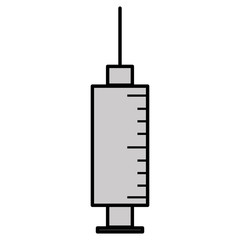 injection medical isolated icon vector illustration design