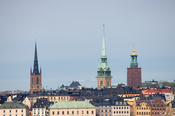 The Stockholm Old Town(Gamla Stan). Stockholm is the capital of Sweden.