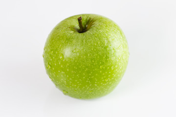 Green apple, isolated on white background