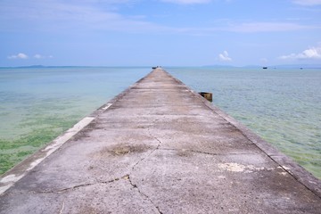 黒島の伊古桟橋