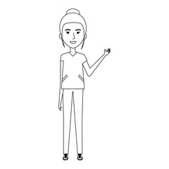 surgeon Professional woman of health vector illustration design