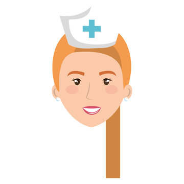 nurse Professional woman of health vector illustration design