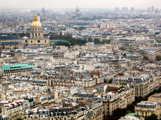 View from Eiffel Tower, Paris, France