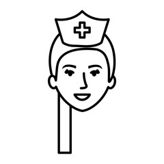 Obraz na płótnie Canvas nurse Professional woman of health vector illustration design