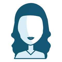 beautiful and young woman character vector illustration design