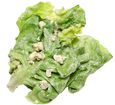 Buttery Lettuce Leave with Blue Cheese