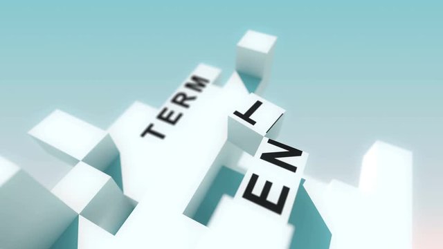 Enterprise Resource Planning words animated with cubes