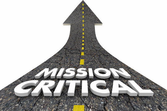 Mission Critical Road Growth Top Important Goal 3d Illustration
