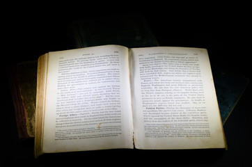 Vintage history book