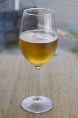 Cold beer in glass
