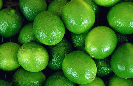 lime citrus fruits close up