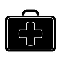 Fototapeta premium medical kit isolated icon vector illustration design
