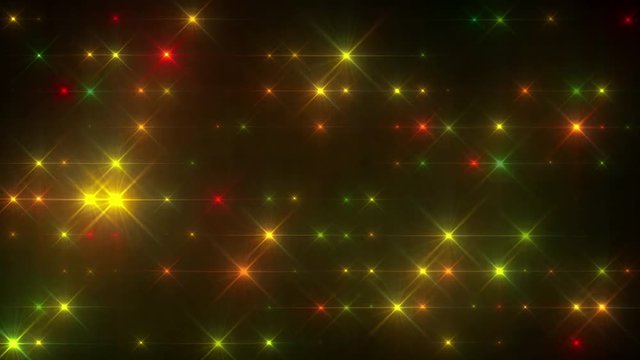 Colorful Retro Disco Light Wall Loop Background