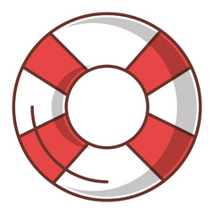 float lifeguard isolated icon vector illustration design