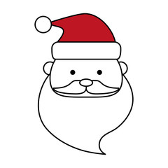 Santa Claus face design