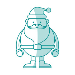 monocromatic Santa Claus design