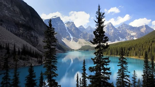 Banff National Park, Canada, Moraine Lake, time lapse
